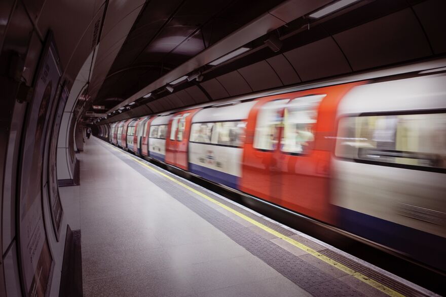 brand image London underground train