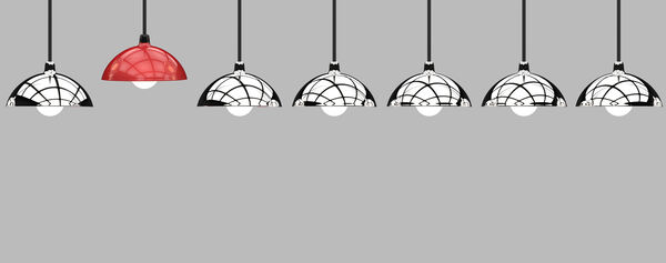 A row of lights
